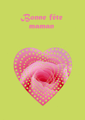 Coeur en fleurs pour c&eacute;l&eacute;brer maman